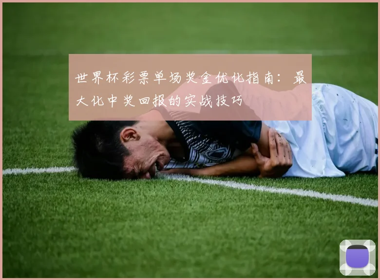 世界杯彩票单场奖金优化指南：最大化中奖回报的实战技巧