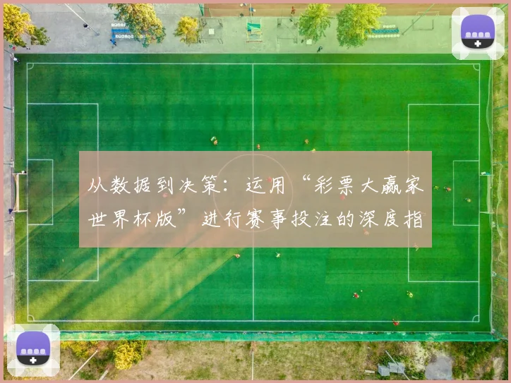 从数据到决策：运用“彩票大赢家世界杯版”进行赛事投注的深度指南